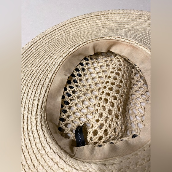 Dynamite Woven Straw Hat with Black Band - Picture 4 of 7